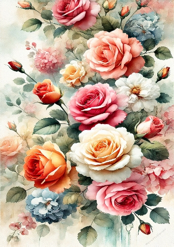 A4 - Roses