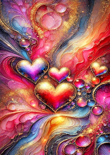 A4 - Love Hearts 2