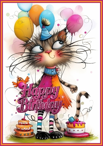 Happy Birthday Cat