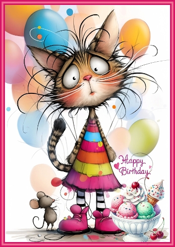 Birthday Cat 2