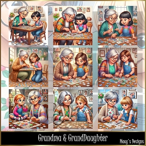 GrandMa and Granddaughter