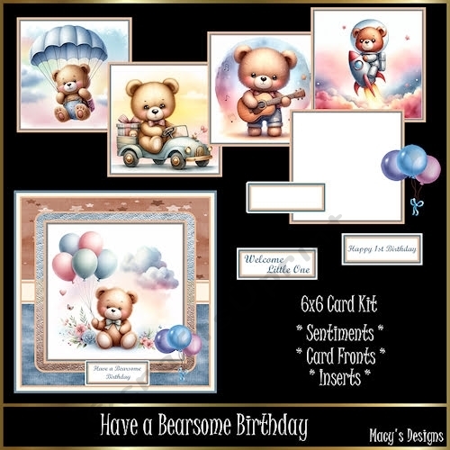 Have a Bearsome Birthday - Mini Kit