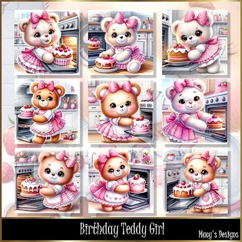 Birthday Teddy Girl