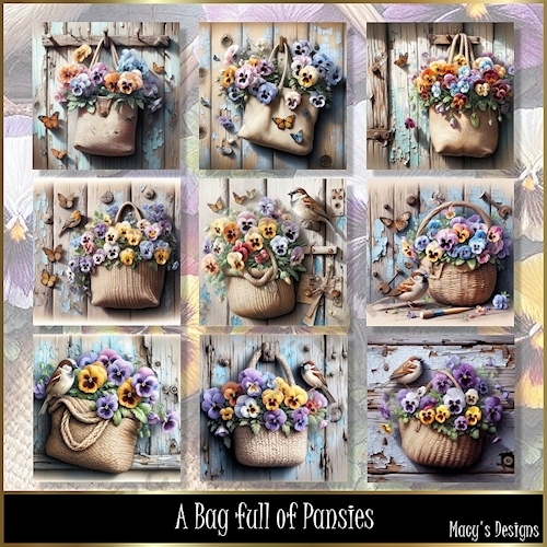 A Bag full of Pansies