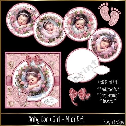 Baby Born Girl - Mini Kit