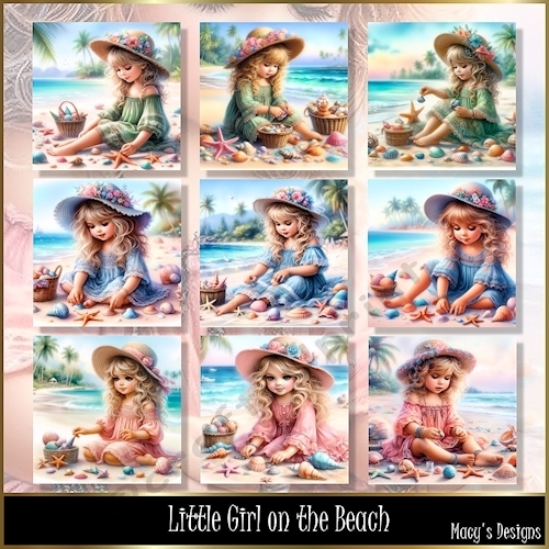 Little Girl on the Beach