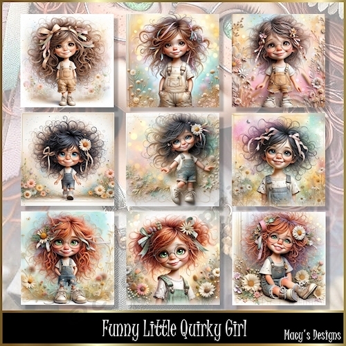Funny Little Quirky Girl
