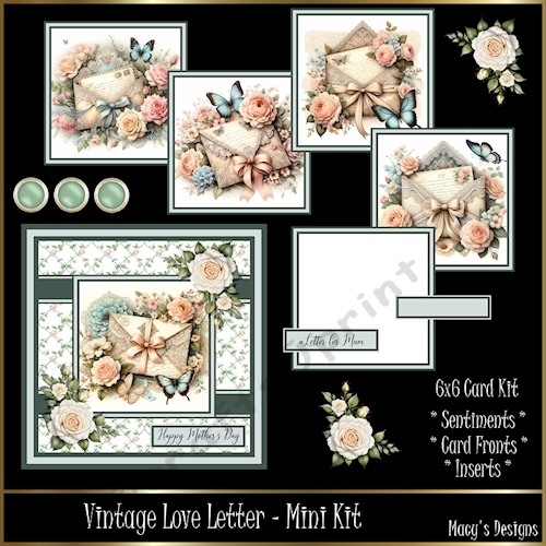 Vintage Love Letter - Mini Kit