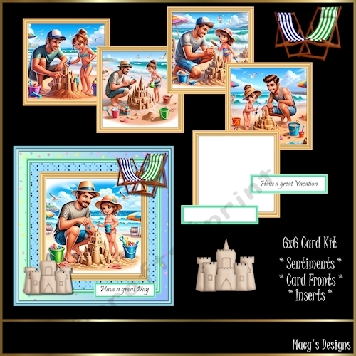 Father & Daughter - Mini Kit  for Fathers Day or Birthday etc.