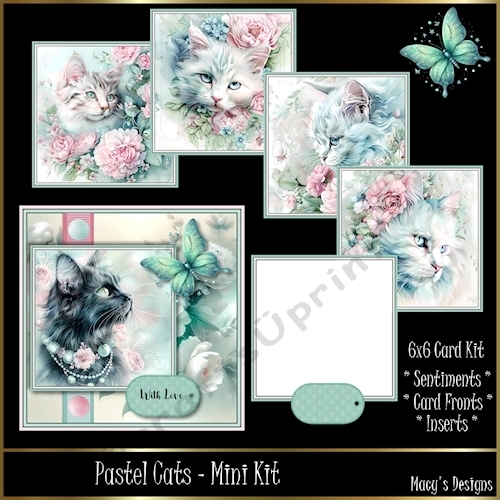 Pastel Cats - Mini Kit
