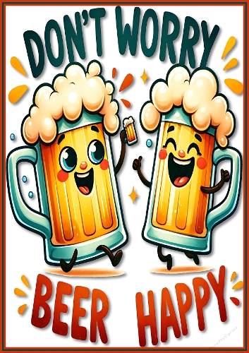 Dont worry beer happy