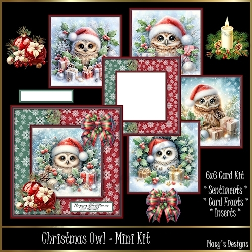 Christmas Owl - Mini Kit