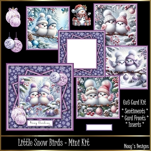 Little Snow Birds - Mini Kit - Request