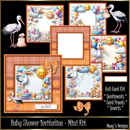 Baby Shower Invitation/New Baby - Mini Kit