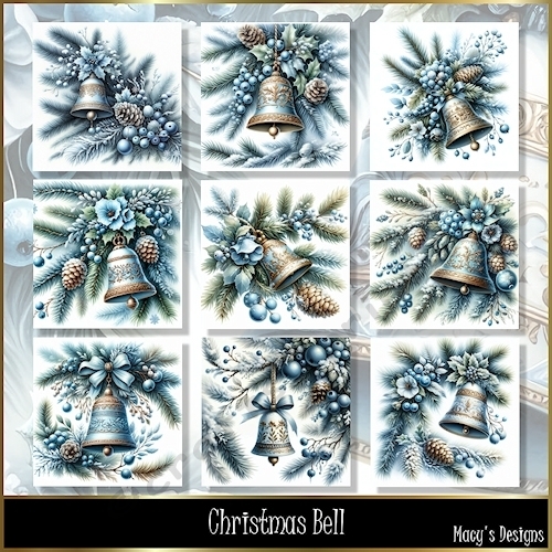Christmas Bell - Illustrations for Cards