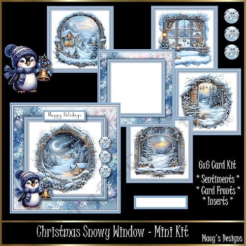 Christmas Snowy Window - Mini Kit