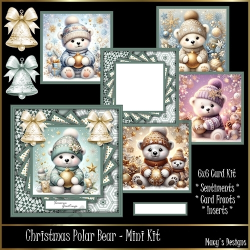 Christmas Polar Bear - Mini Kit