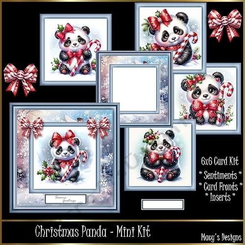 Christmas Panda - Mini Kit