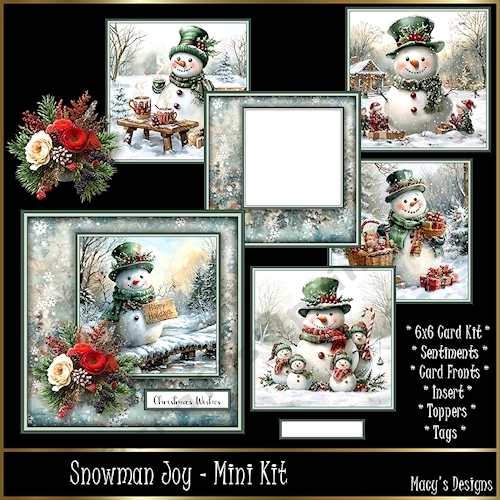 cup1389979_124264 - Snowman Joy - 6x6 Mini Kit