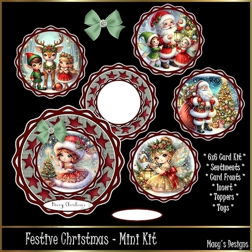 Festive Christmas - 6x6 Mini Kit
