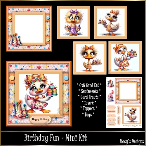 Birthday Fun - 6x6 Mini Kit