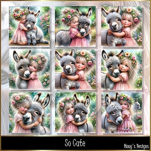 So Cute - Illustrations for Cards, Mini kits & Designers