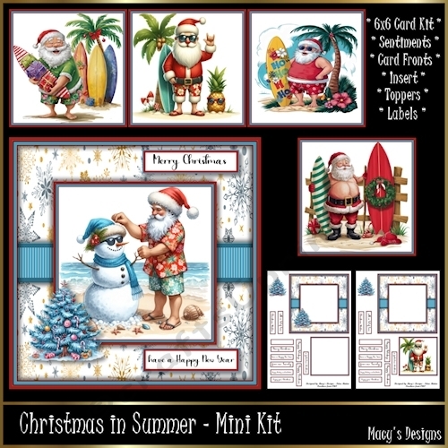 Christmas in Summer - 6x6 Mini Kit