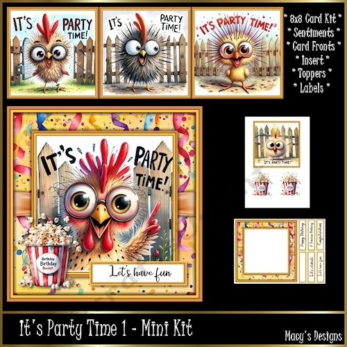Its Party Time 1 - Mini Kit REQUEST 8x8