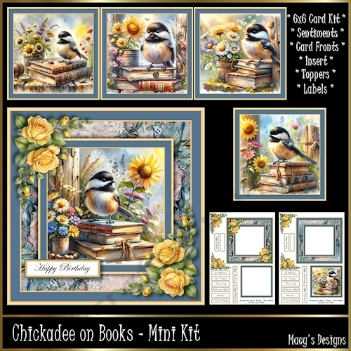 Chickadee on Books - 6x6 Mini Kit 