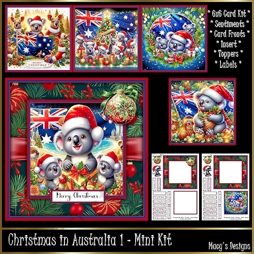 Christmas in Australia 1 - 6x6 Mini Kit