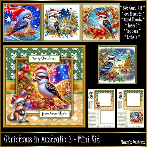 Christmas in Australia 2 - 6x6 iMini Kit