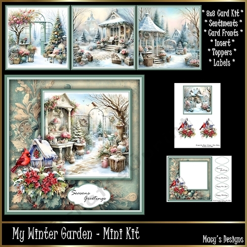 My Winter Garden - Mini Kit REQUEST 8x8