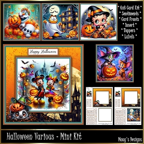 Halloween Various - 6x6 Mini Kit