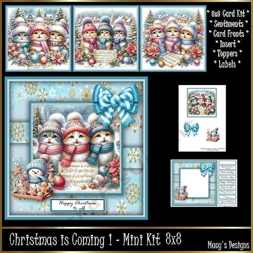 Christmas is Coming 1 - Mini Kit REQUEST 8x8
