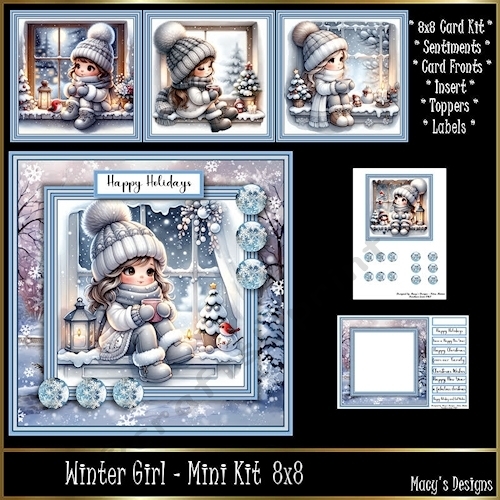 Winter Girl - Mini Kit REQUEST 8x8