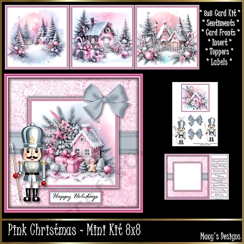 Pink Christmas - Mini Kit REQUEST 8x8