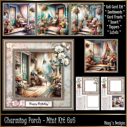 Charming Porch 1 - 6x6 Mini Kit