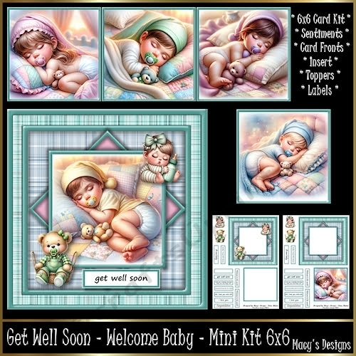 Get Well Soon/Welcome Baby - 6x6 Mini Kit