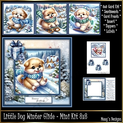 Little Dog Winter Glide - Mini Kit REQUEST 8x8