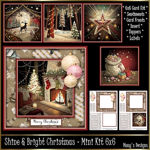 Shine & Bright Christmas - 6x6 Mini Kit