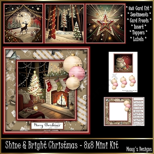 Shine & Bright Christmas - 8x8 Mini Kit