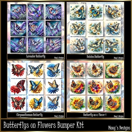 Butterflys on Flowers Bumperkit