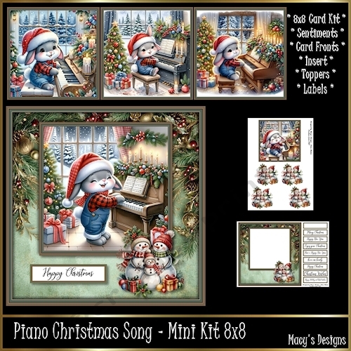 Piano Christmas Song - Mini Kit REQUEST 8x8