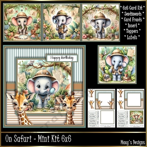On Safari - Mini Kit 6x6
