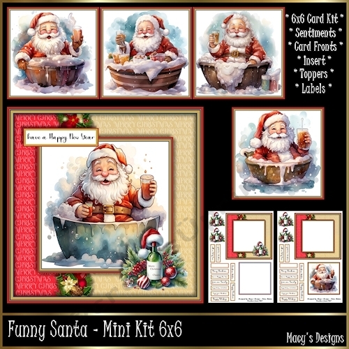 Funny Santa - Mini Kit 6x6