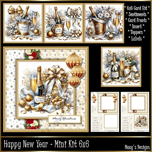 Happy New Year - Mini Kit 6x6