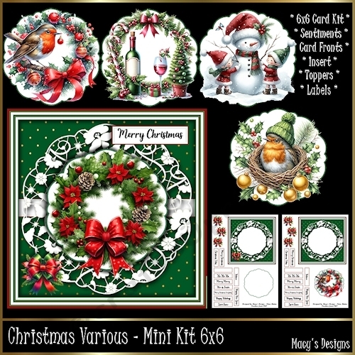 Christmas Various 2 - Mini Kit 6x6