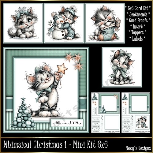 Whimsical Christmas 1 - Mini Kit 6x6