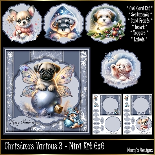 Christmas Various 3 - Mini Kit 6x6