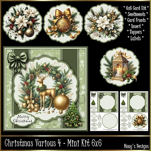 Christmas Various 4 - Mini Kit 6x6